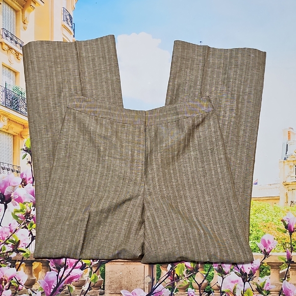 Lafayette 148 New York Pants - Lafayette 148 New York Women's Tan Patterned Pants Size 10